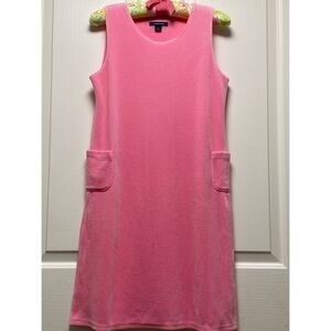 Lands End Sz 14 (Girls) Velveteen Pink Jumper